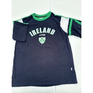 Lansdowne Ireland Rugby T-shirt Mens Size 2XL Black Green Clover Short Sleeve